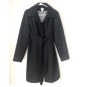 Motherhood Maternity Black Pea Coat